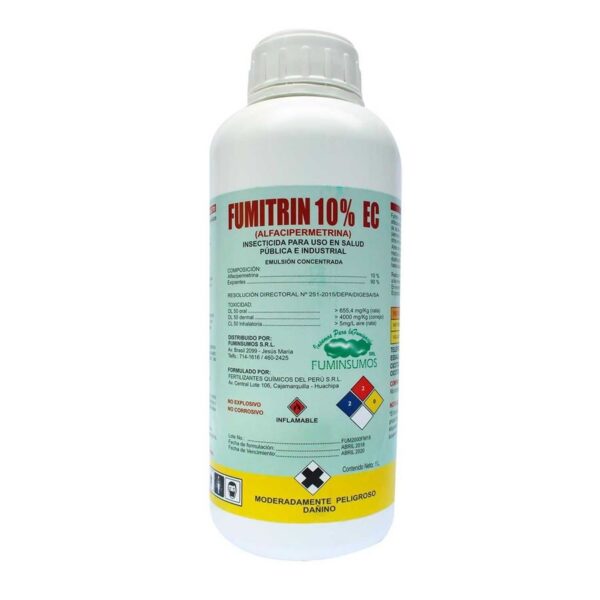 FUMITRIN 10% - INSECTICIDA EC - LITRO