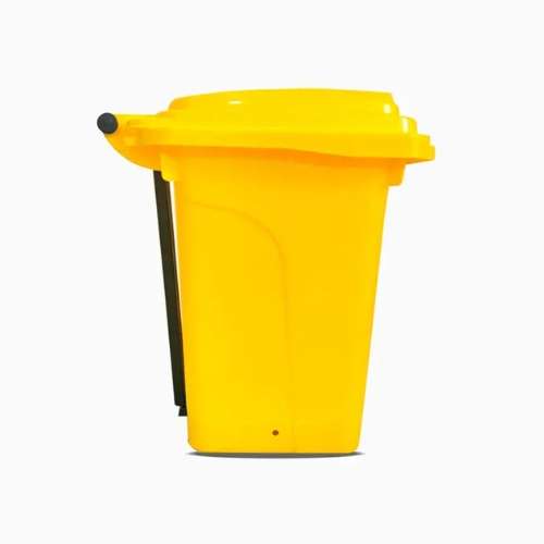 CONTENEDOR DE 50 LITROS CON 02 RUEDAS (TACHO) ǀ CON PEDAL CENTRAL ǀ COLORES VARIOS ǀ CLEANPRO® INDUSTRIAL LINE - Imagen 3